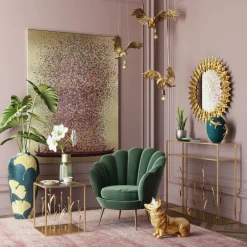New Fauteuil Water Lily Donkergroen Fauteuils|Tuinmeubelen
