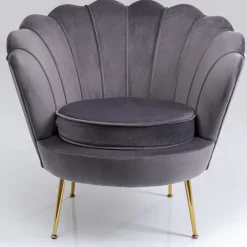 Hot Fauteuil Water Lily Grijs Kasten|Fauteuils