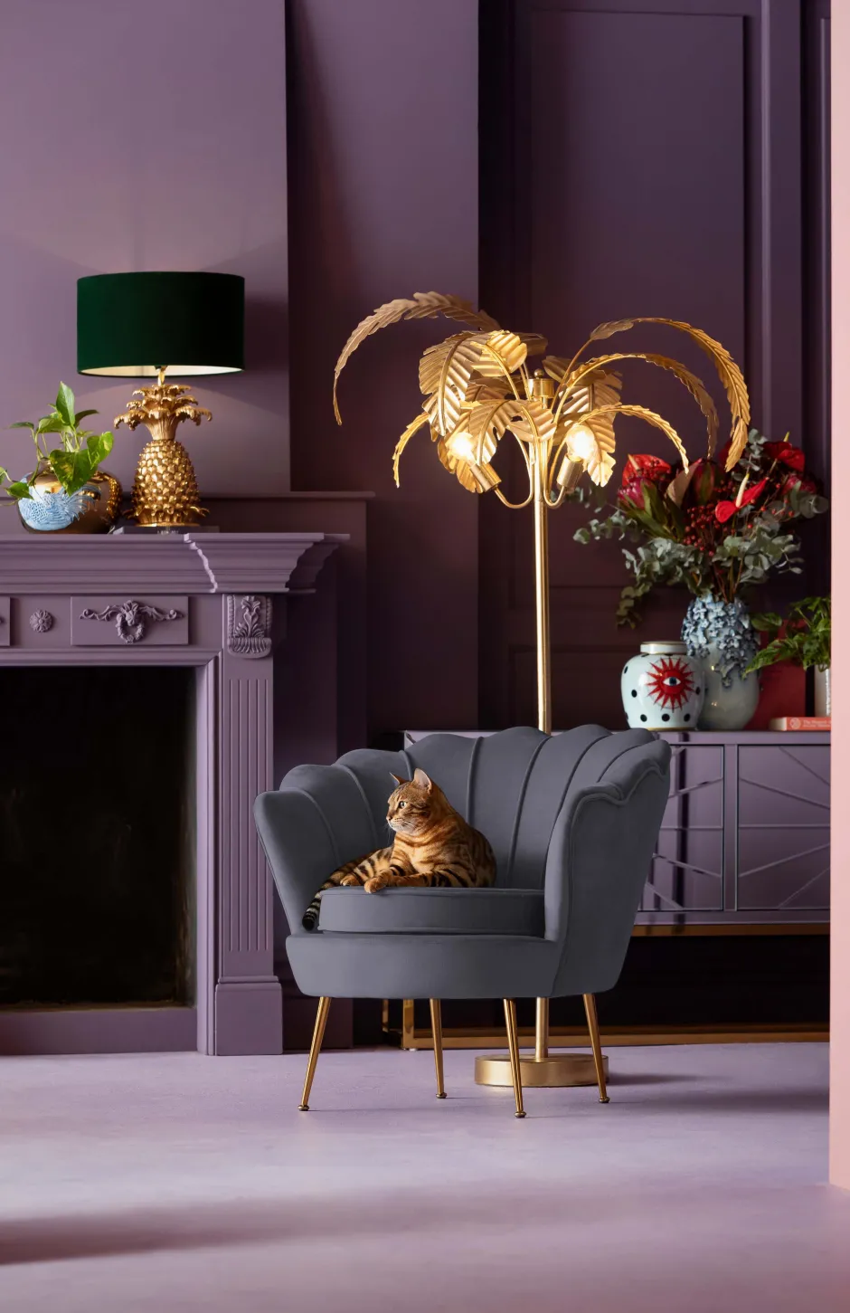 Hot Fauteuil Water Lily Grijs Kasten|Fauteuils