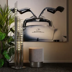 Hot Glasschilderij Oldtimer Zwart 160x120cm Wanddecoratie|Kasten