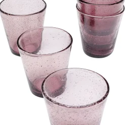 Sale Glazen-Set Bubble Mauve (6 Stuks) Servies & Tafelaccessoires|Kasten