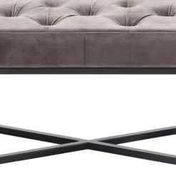 Sale Halbank Crossover Grijs Zwart 90x40cm Banken