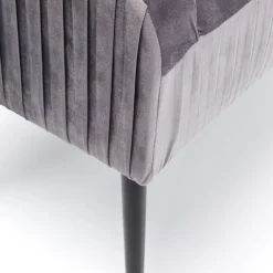 New Halbank Lofty Grijs Zwart Tuinmeubelen|Banken