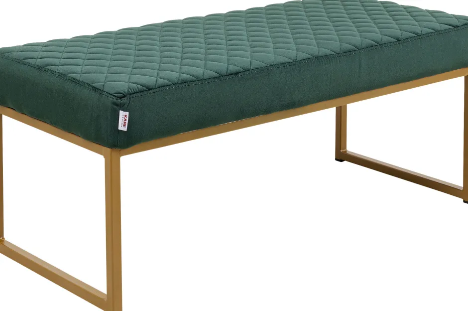 Cheap Halbank Smart Donkergroen Messing 90x40cm Kasten|Tuinmeubelen