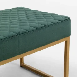Cheap Halbank Smart Donkergroen Messing 90x40cm Kasten|Tuinmeubelen