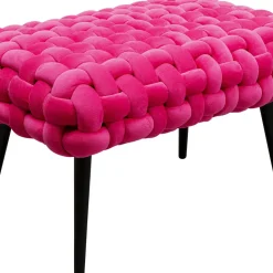 Hot Halbank Weave Roze 66cm Kasten|Tuinmeubelen