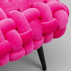Hot Halbank Weave Roze 66cm Kasten|Tuinmeubelen
