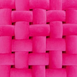 Hot Halbank Weave Roze 66cm Kasten|Tuinmeubelen