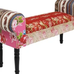 Hot Halbank Wing Patchwork Rood Kasten|Tuinmeubelen
