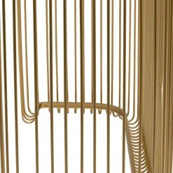 Store Haltafel Wire Glass Marble Gold 142x89cm Lage Kasten & Dressoirs