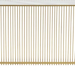Store Haltafel Wire Glass Marble Gold 142x89cm Lage Kasten & Dressoirs