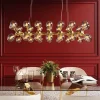 Cheap Hanglamp Atomic Balls Brass 140cm Kasten
