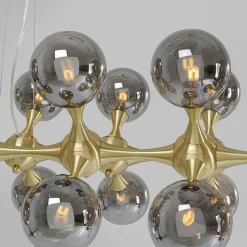 Cheap Hanglamp Atomic Balls Brass 140cm Kasten