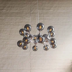 Outlet Hanglamp Atomic Balls Silver Ø74cm Kasten