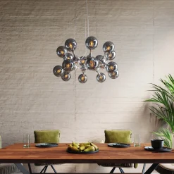 Outlet Hanglamp Atomic Balls Silver Ø74cm Kasten