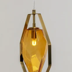 Outlet Hanglamp Diamond Fever Dining Brass 17cm Hanglampen|Kasten