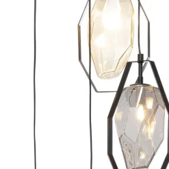 Best Hanglamp Diamond Fever Spiral Black 42cm Hanglampen|Kasten