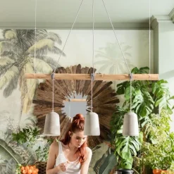 Hot Hanglamp Dining Concrete Tre Hanglampen|Kasten