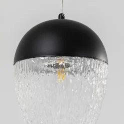 Store Hanglamp Frozen Black Matt Ø20cm Hanglampen|Tuinmeubelen