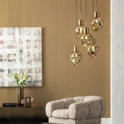 Hot Hanglamp Supernova Amber Cinque 50cm Hanglampen|Kasten