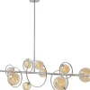Clearance Hanglamp Universe Chrome 110cm Hanglampen|Kasten