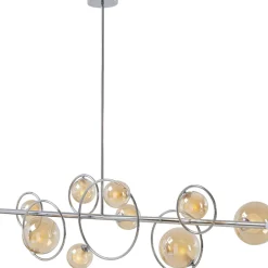Clearance Hanglamp Universe Chrome 110cm Hanglampen|Kasten