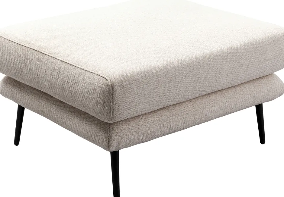 Online Hocker Amalfi Cream 80x68cm Poefs & Krukken|Kasten