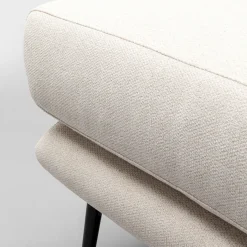 Online Hocker Amalfi Cream 80x68cm Poefs & Krukken|Kasten