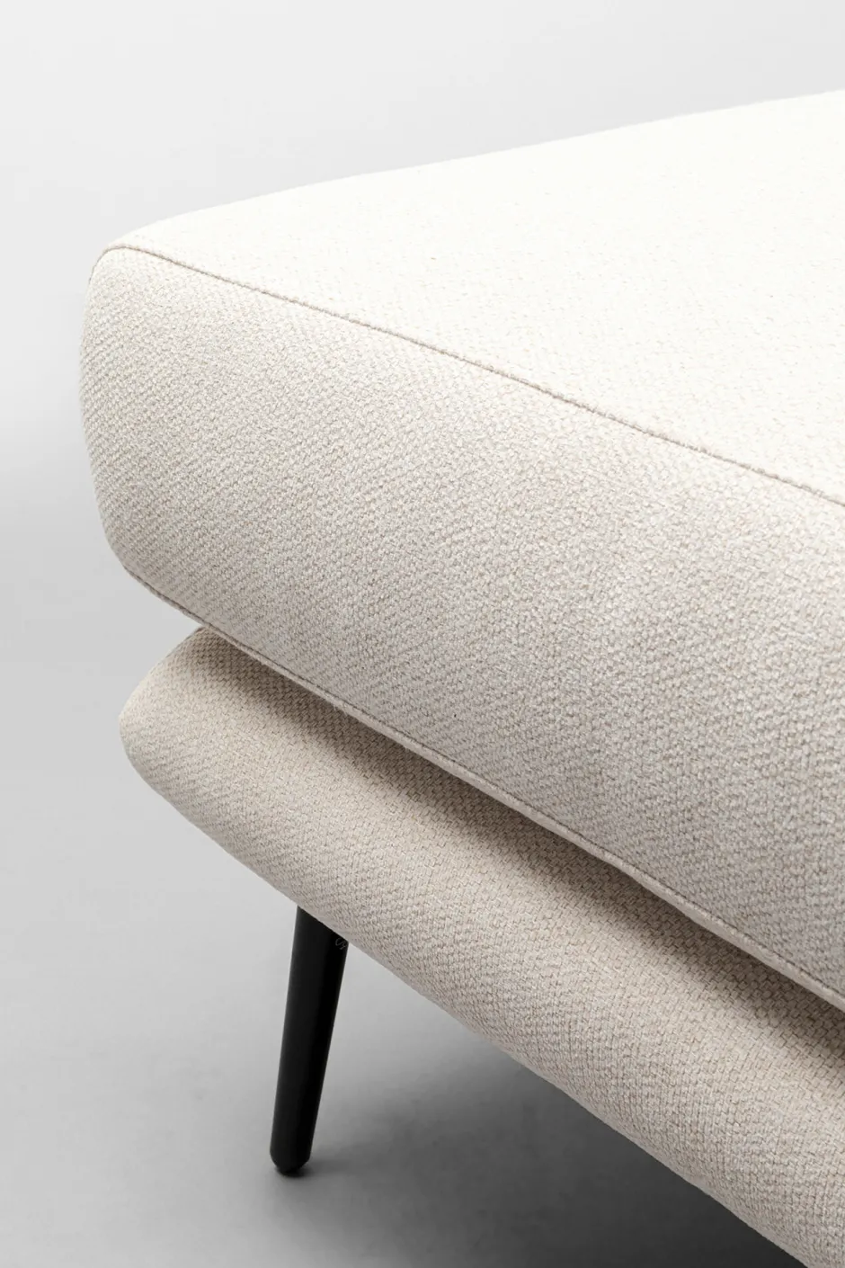 Online Hocker Amalfi Cream 80x68cm Poefs & Krukken|Kasten