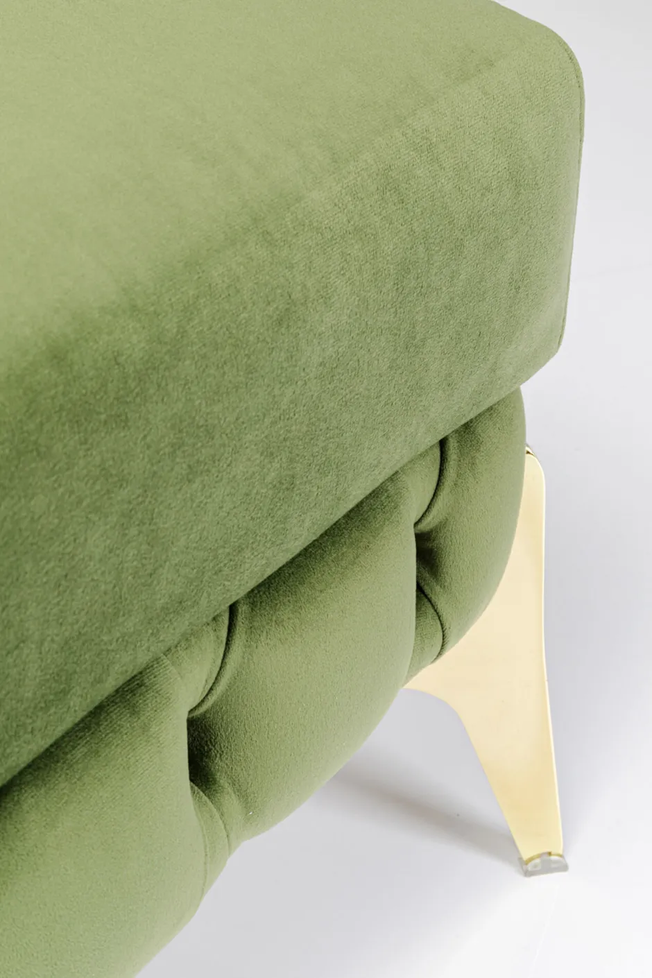 Flash Sale Hocker Belissima Velvet Green 80cm Poefs & Krukken|Tuinmeubelen