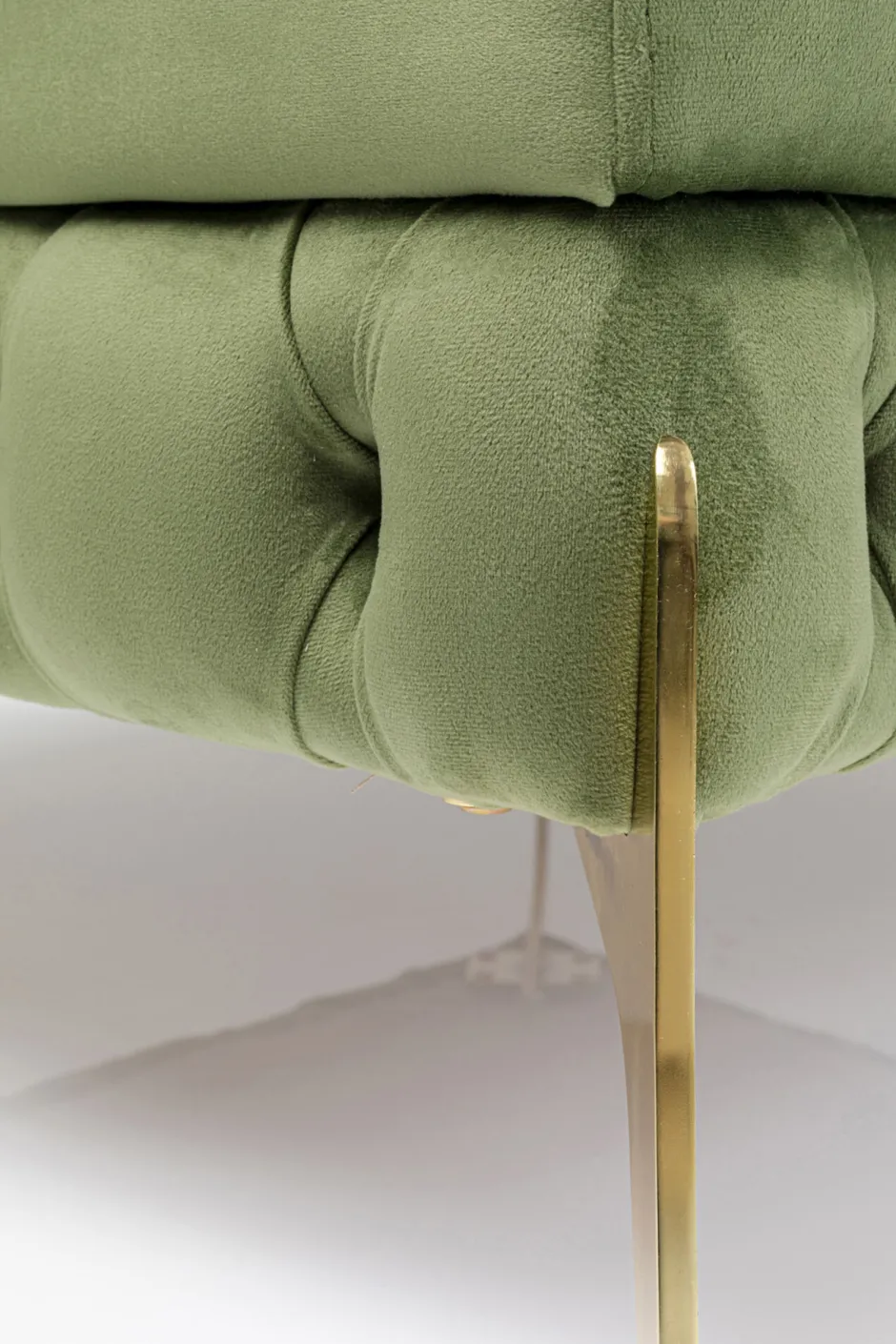 Flash Sale Hocker Belissima Velvet Green 80cm Poefs & Krukken|Tuinmeubelen