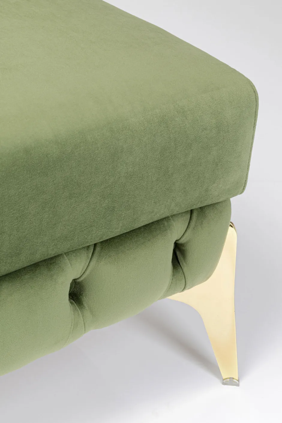 Flash Sale Hocker Belissima Velvet Green 80cm Poefs & Krukken|Tuinmeubelen
