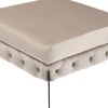 Cheap Hocker Bellissima Velvet Taupe 80cm Poefs & Krukken|Tuinmeubelen