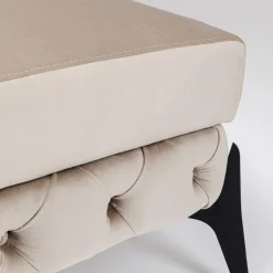 Cheap Hocker Bellissima Velvet Taupe 80cm Poefs & Krukken|Tuinmeubelen