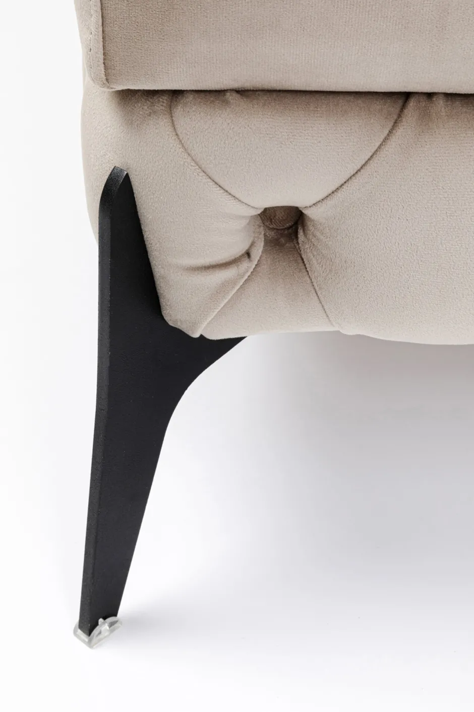 Cheap Hocker Bellissima Velvet Taupe 80cm Poefs & Krukken|Tuinmeubelen