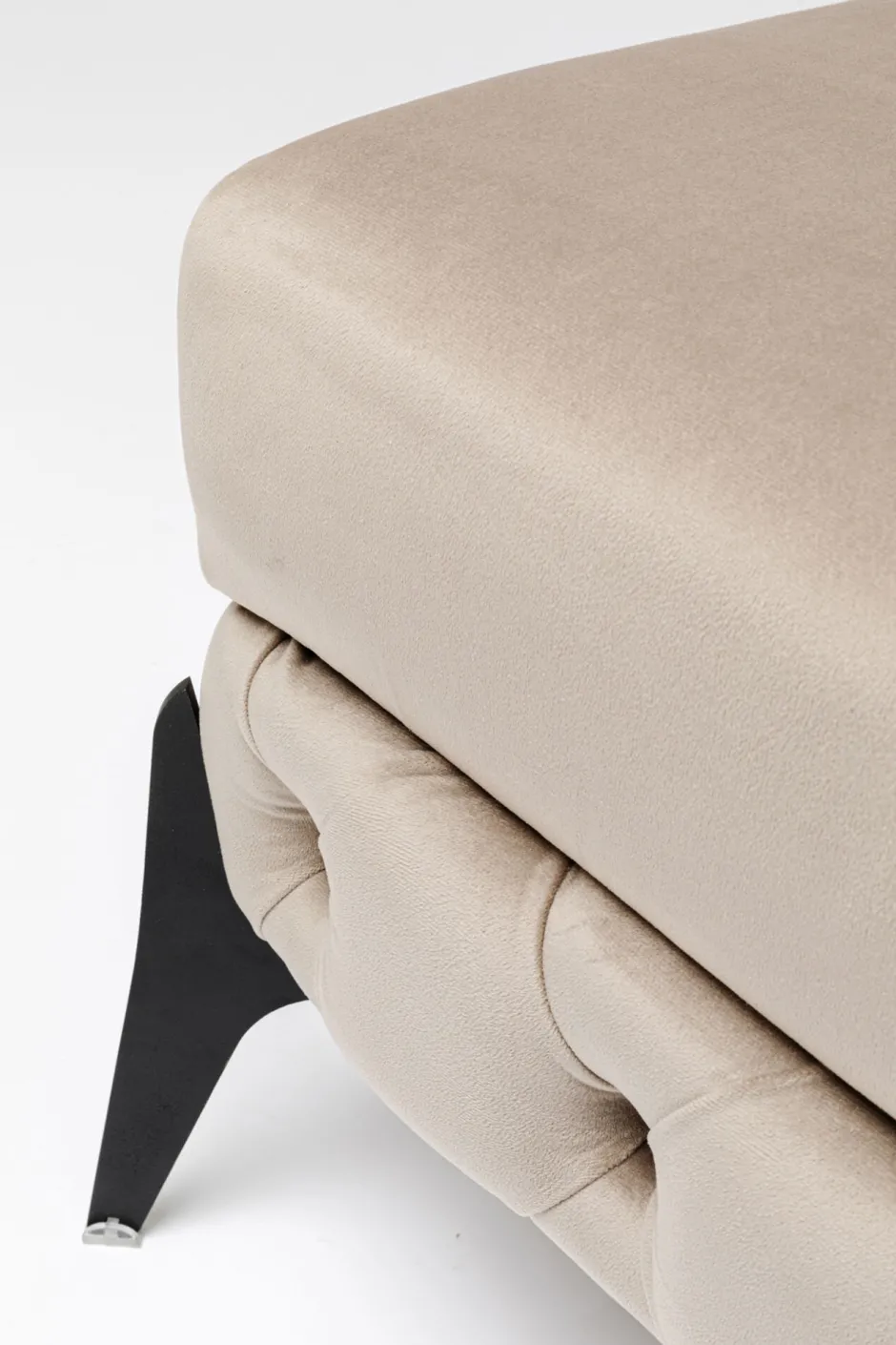 Cheap Hocker Bellissima Velvet Taupe 80cm Poefs & Krukken|Tuinmeubelen