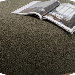 Store Hocker Pebble Boucle Olive 81cm Kasten|Banken