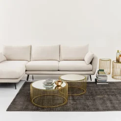 Discount Hoekbank Amalfi Links Creme 275cm Kasten|Banken