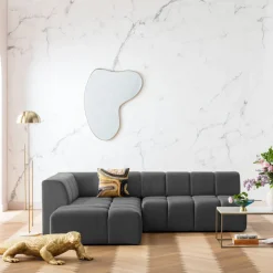 Cheap Hoekbank Belami Grijs Links Kasten|Banken