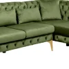 Shop Hoekbank Bellissima Velvet Green Right Kasten|Banken