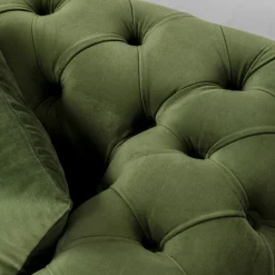 Shop Hoekbank Bellissima Velvet Green Right Kasten|Banken