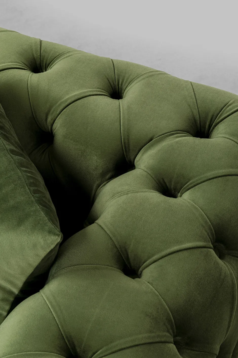 Shop Hoekbank Bellissima Velvet Green Right Kasten|Banken