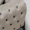 Flash Sale Hoekbank Bellissima Velvet Taupe Left Kasten|Banken