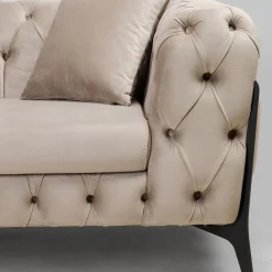 Flash Sale Hoekbank Bellissima Velvet Taupe Left Kasten|Banken