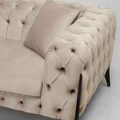Flash Sale Hoekbank Bellissima Velvet Taupe Left Kasten|Banken