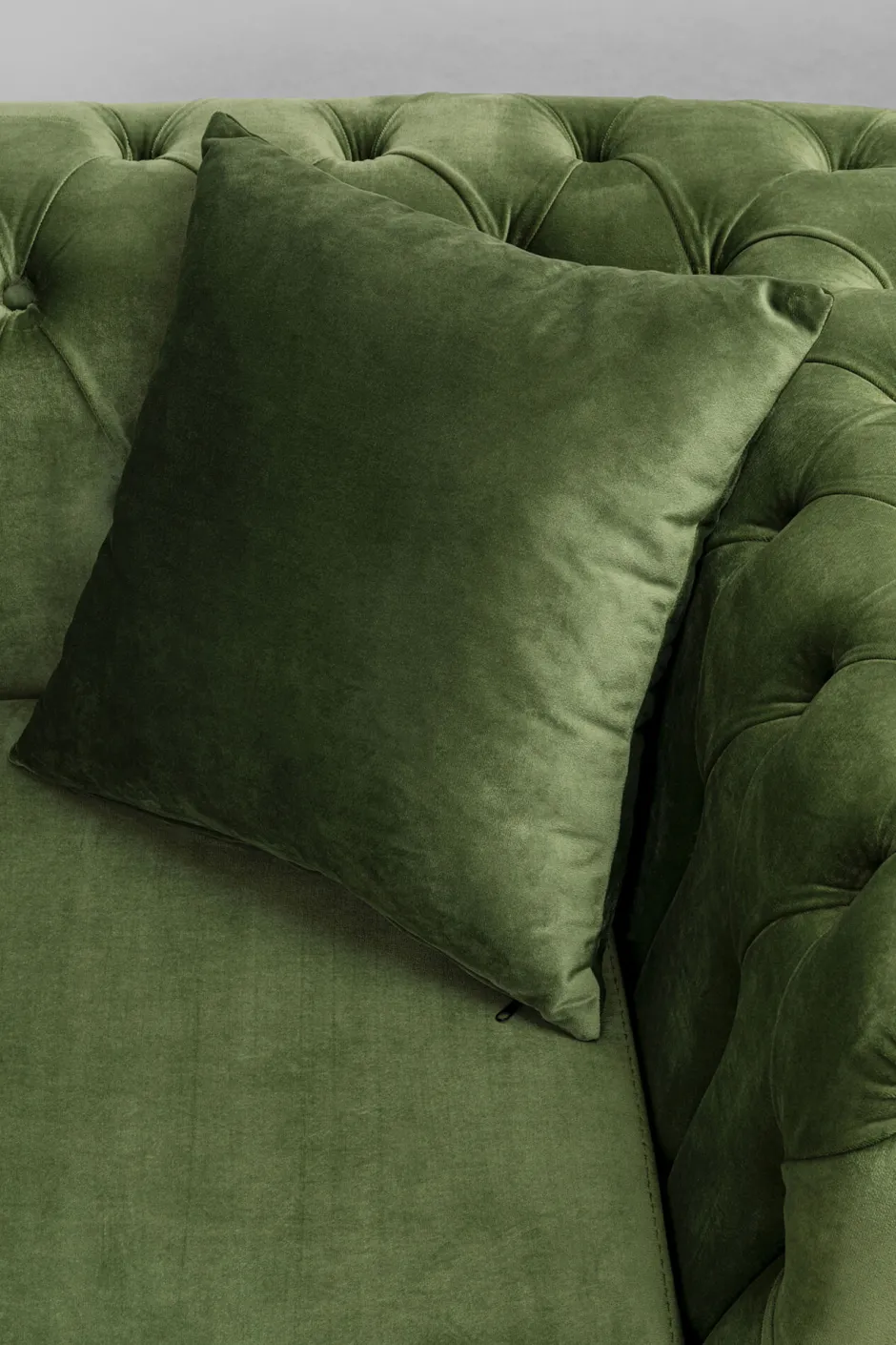 Hot Hoekbank Bellissima Velvet Green Left Kasten|Banken