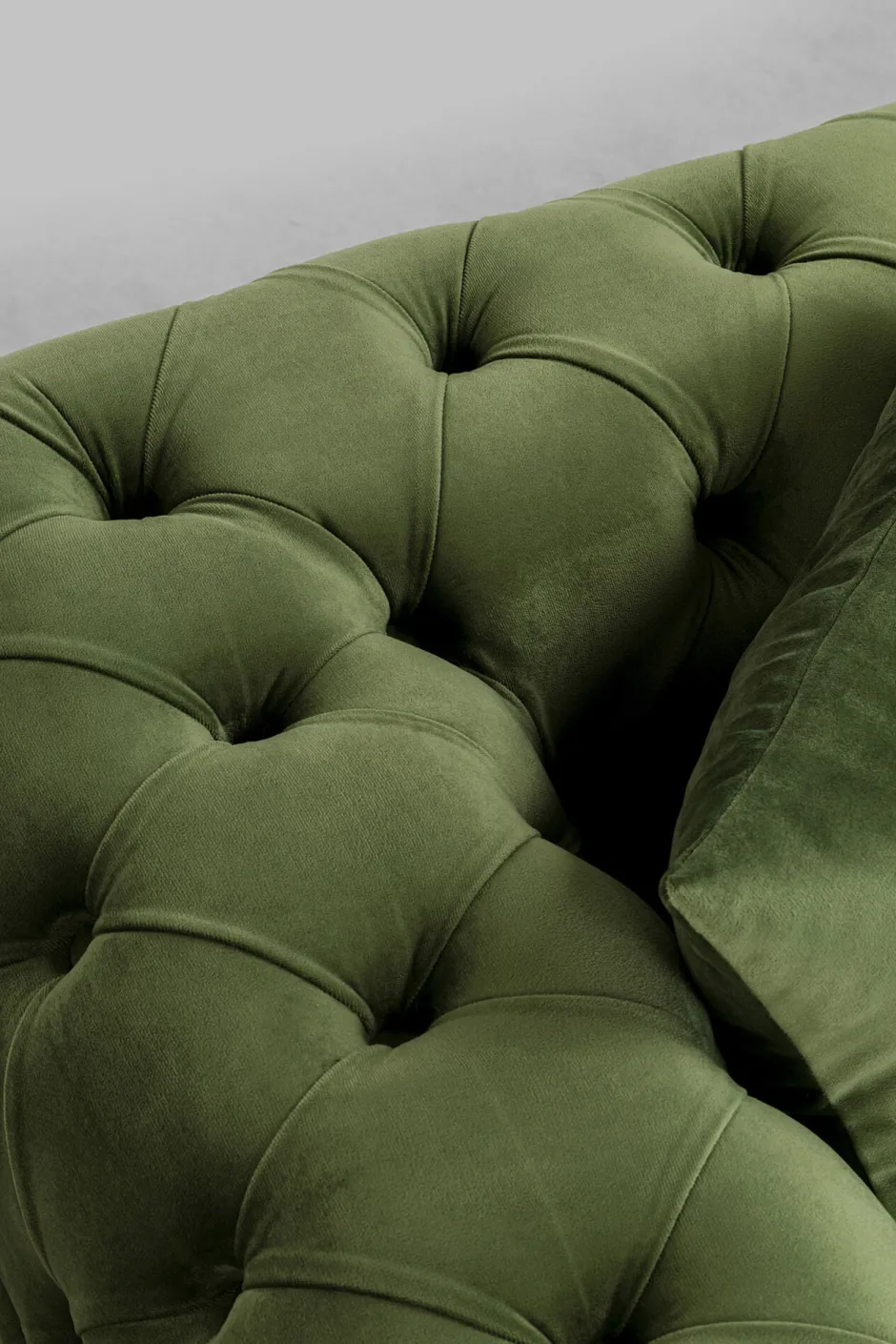 Hot Hoekbank Bellissima Velvet Green Left Kasten|Banken