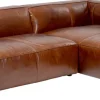 Shop Hoekbank Cubetto Leather Brown Kasten|Tuinmeubelen