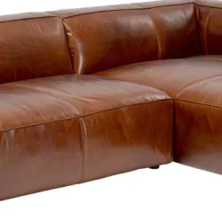 Shop Hoekbank Cubetto Leather Brown Kasten|Tuinmeubelen