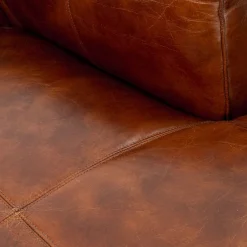 Shop Hoekbank Cubetto Leather Brown Kasten|Tuinmeubelen
